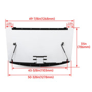 DURAFORCE Flip Windshield W/Hardware for Polaris Ranger 2013-UP XP 900/2014-UP XP 900 Crew