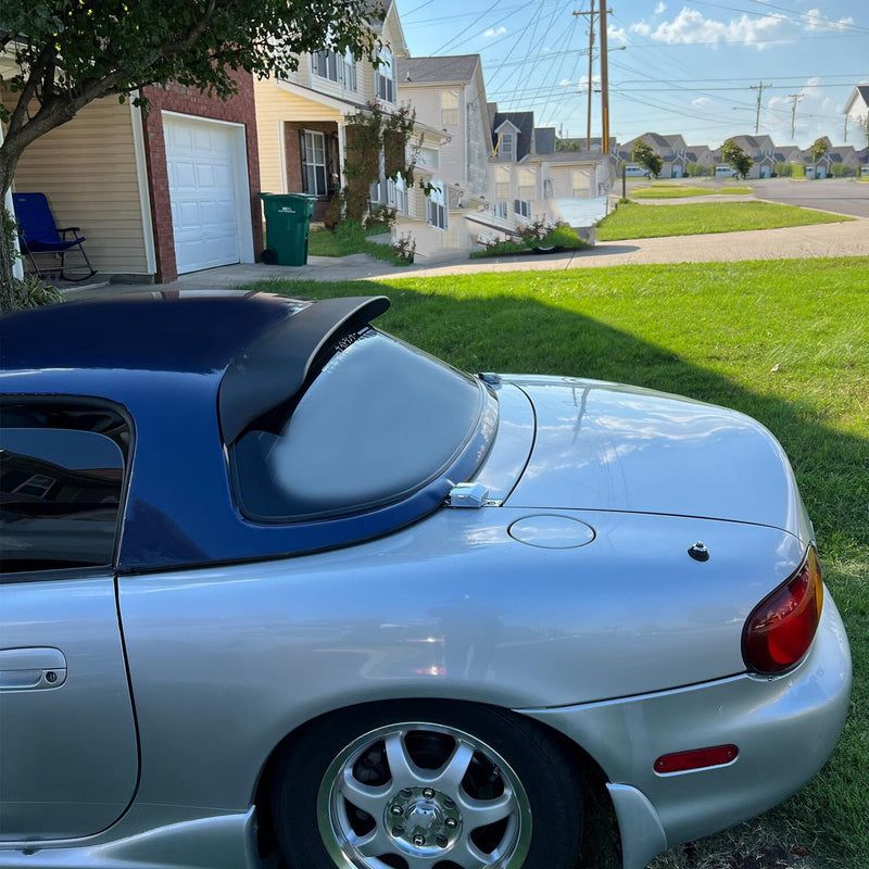 DURAFORCE For 90-05 1997 Mazda Miata JDM ABS Rear Window Roof Spoiler Visor Wing HARD TOP