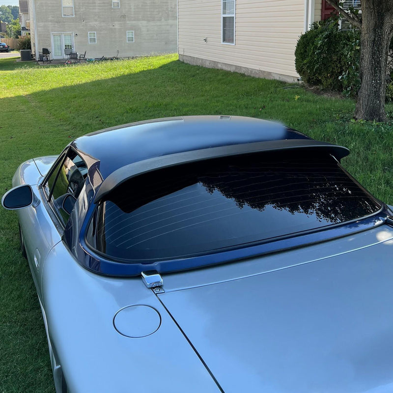 DURAFORCE For 90-05 1997 Mazda Miata JDM ABS Rear Window Roof Spoiler Visor Wing HARD TOP