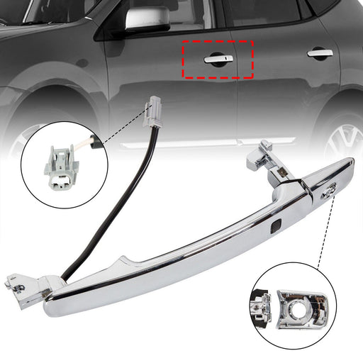 DURAFORCE For Nissan Murano 3.5L 03-2007 Outside Door Handle Chrome Front Left Driver Side