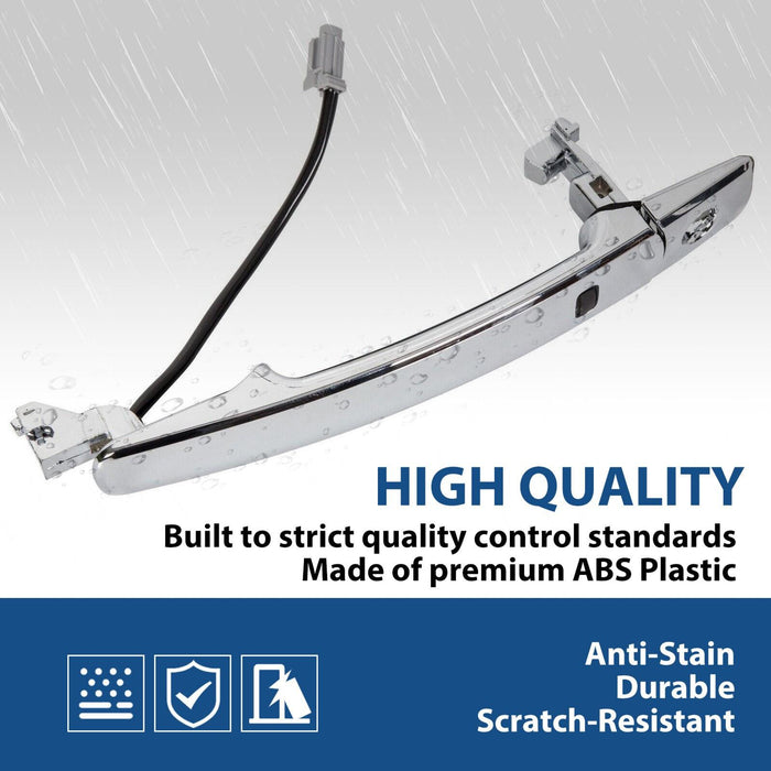 DURAFORCE For Nissan Murano 3.5L 03-2007 Outside Door Handle Chrome Front Left Driver Side