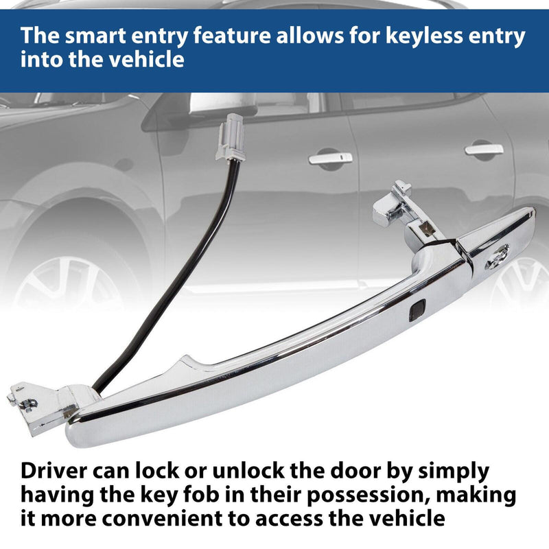 DURAFORCE For Nissan Murano 3.5L 03-2007 Outside Door Handle Chrome Front Left Driver Side