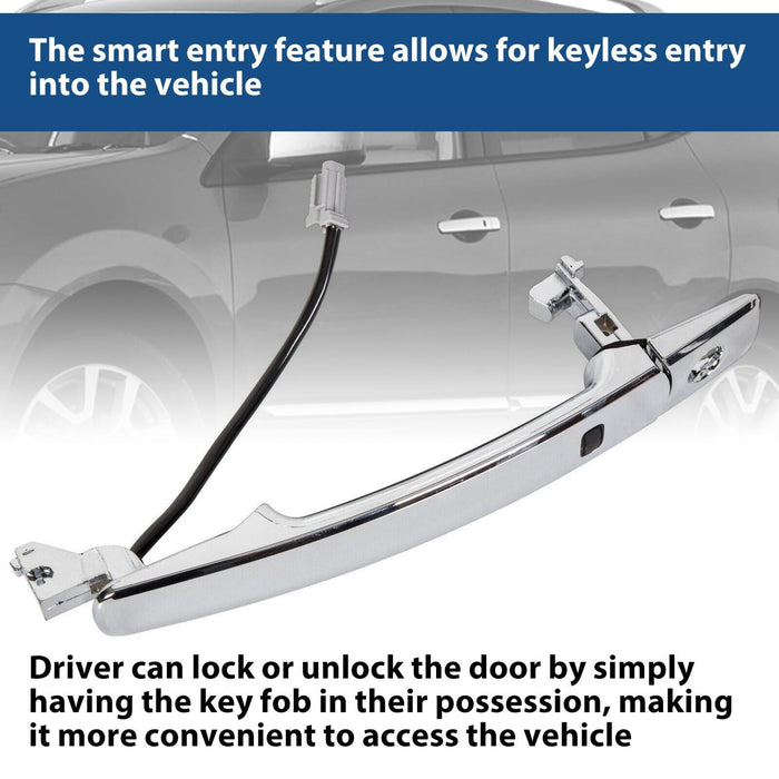 DURAFORCE For Nissan Murano 3.5L 03-2007 Outside Door Handle Chrome Front Left Driver Side