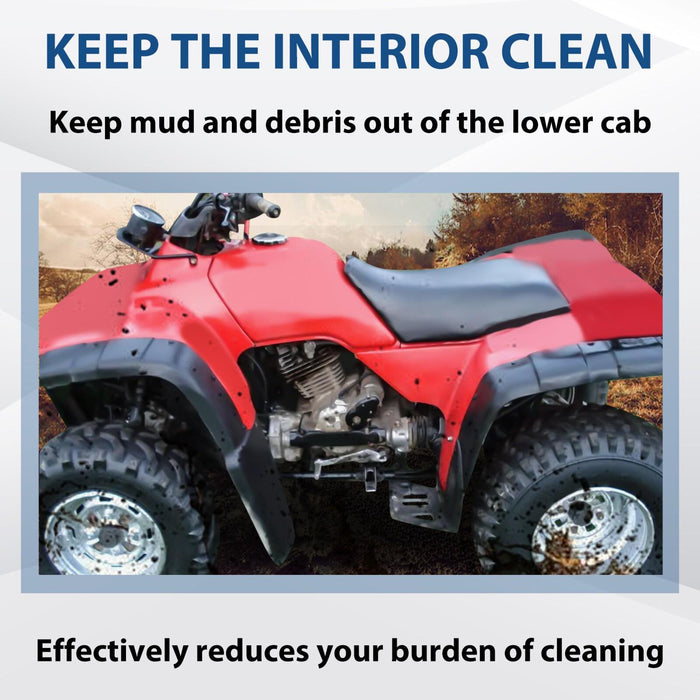 DURAFORCE Front Left Fender Flare Mud Flap Guard For Honda FourTrax 300 TRX300 1996-2000