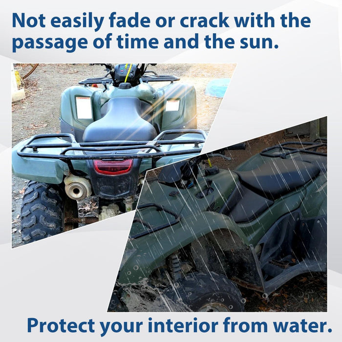 DURAFORCE For Honda TRX 420 Rancher 2007-2013 & 420 FA FPA 2014 ATV Black Complete Seat