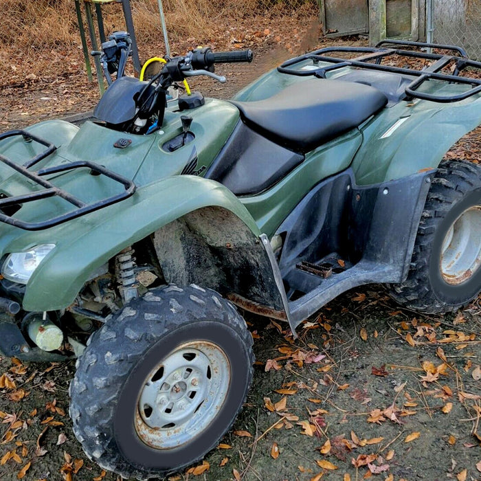 DURAFORCE For Honda TRX 420 Rancher 2007-2013 & 420 FA FPA 2014 ATV Black Complete Seat