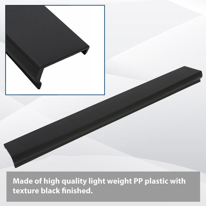 DURAFORCE Rear Tailgate Flexible Step Pad Molding Cap Trim Pad For Ford F250 F350 2011-16