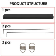 DURAFORCE Rear Tailgate Flexible Step Pad Molding Cap Trim Pad For Ford F250 F350 2011-16