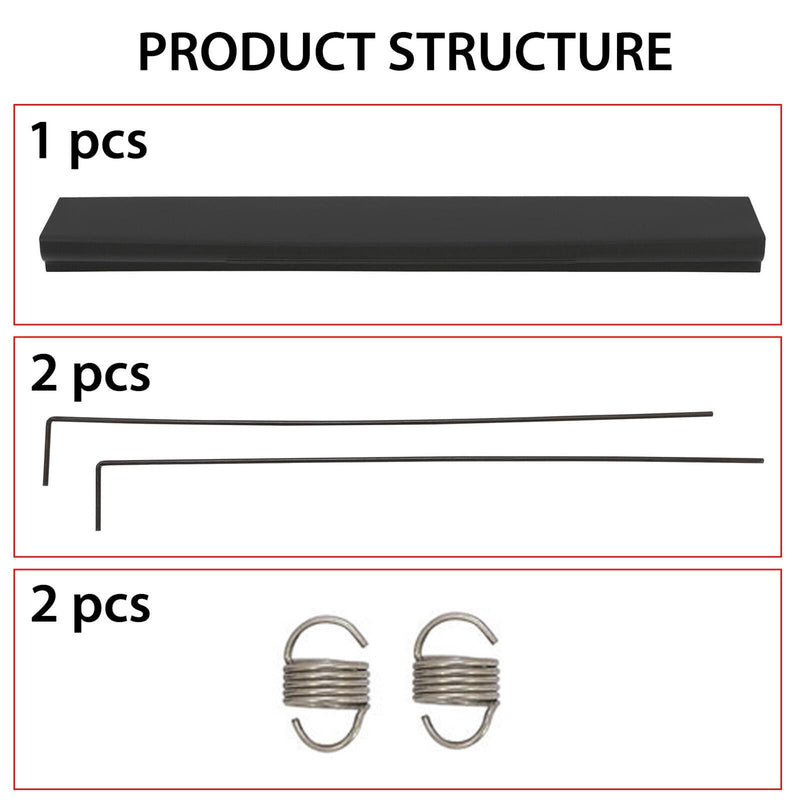 DURAFORCE Rear Tailgate Flexible Step Pad Molding Cap Trim Pad For Ford F250 F350 2011-16