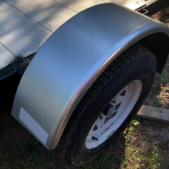 DURAFORCE For 14"-16" Wheel NEW Steel Round Single Axle Trailer Fender & Fender back