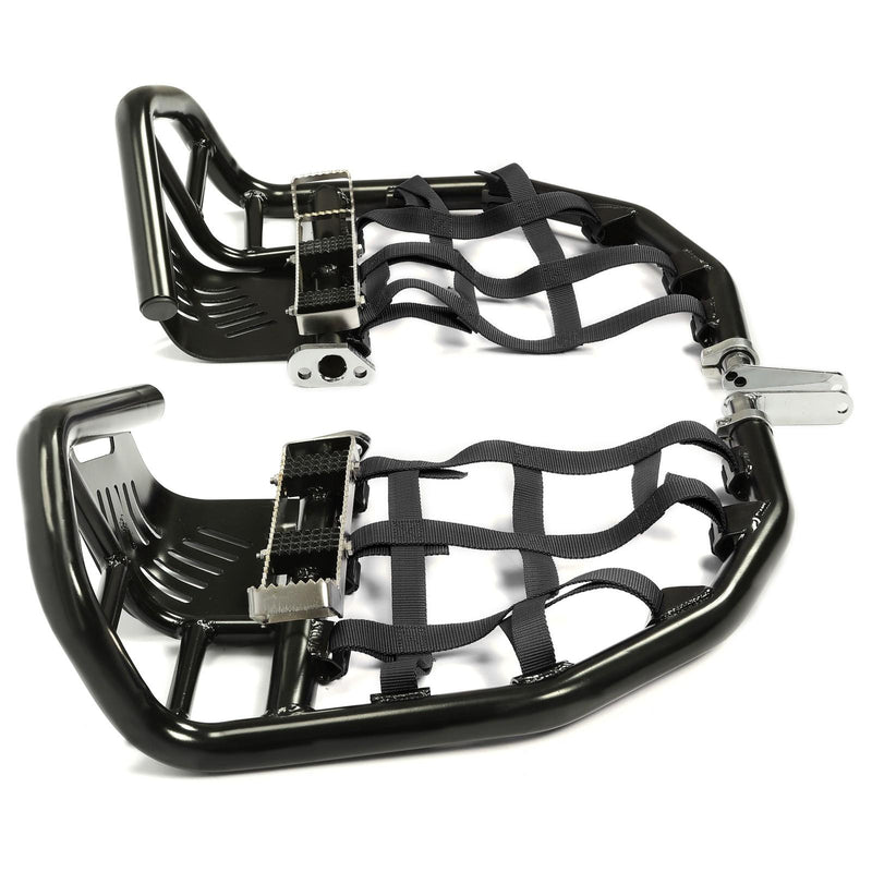 DURAFORCE Nerf Bars Pro Peg Fit Honda Sportrax 400 TRX 400EX 400X Black Bars Black Nets