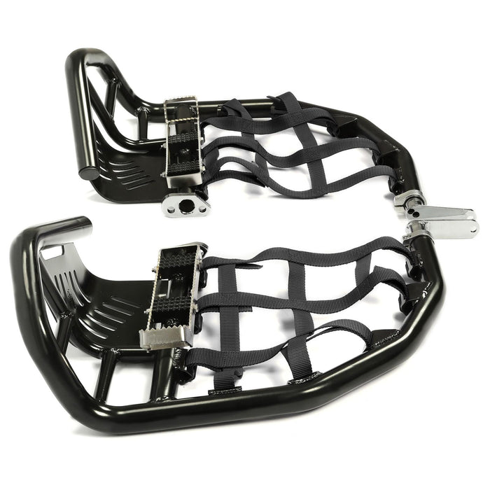 DURAFORCE Nerf Bars Pro Peg Fit Honda Sportrax 400 TRX 400EX 400X Black Bars Black Nets