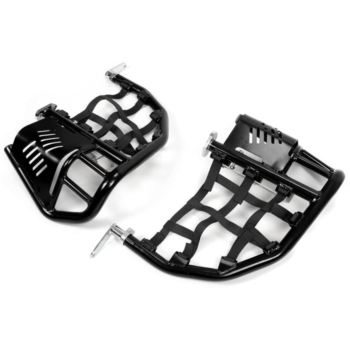 DURAFORCE Nerf Bars Pro Peg Fit Honda Sportrax 400 TRX 400EX 400X Black Bars Black Nets