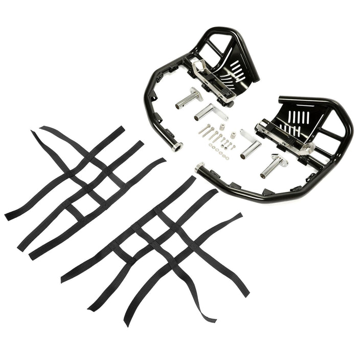 DURAFORCE Nerf Bars Pro Peg Fit Honda Sportrax 400 TRX 400EX 400X Black Bars Black Nets