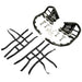 DURAFORCE Nerf Bars Pro Peg Fit Honda Sportrax 400 TRX 400EX 400X Black Bars Black Nets