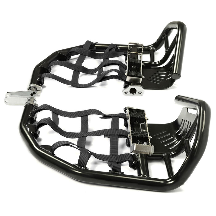 DURAFORCE Nerf Bars Pro Peg Fit Honda Sportrax 400 TRX 400EX 400X Black Bars Black Nets