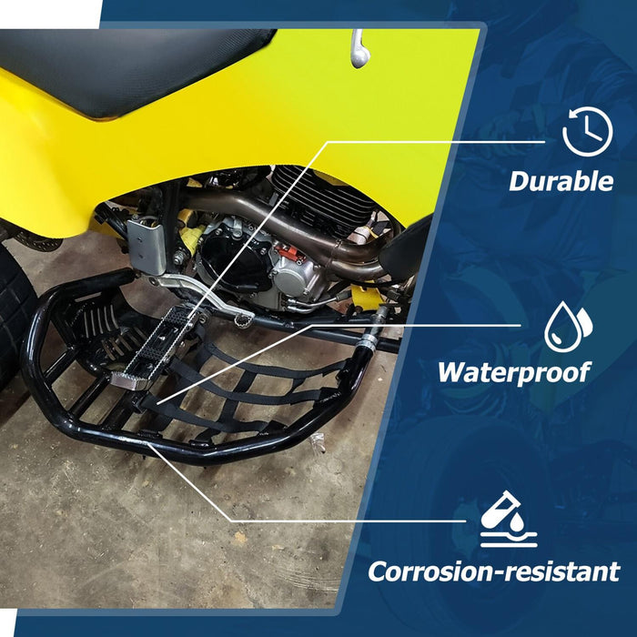 DURAFORCE Nerf Bars Pro Peg Fit Honda Sportrax 400 TRX 400EX 400X Black Bars Black Nets