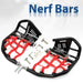 DURAFORCE For Honda TRX 400EX 400X Nerf Bars Pro Peg Black Bars Red Nets Bar Heel Guard