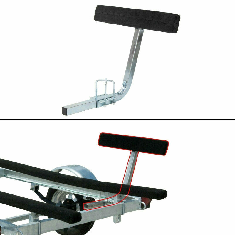 DURAFORCE 2 x Boat Trailer 2' Side Guide Bunk Board Guide-On Carpeted Kit w/ Hardware