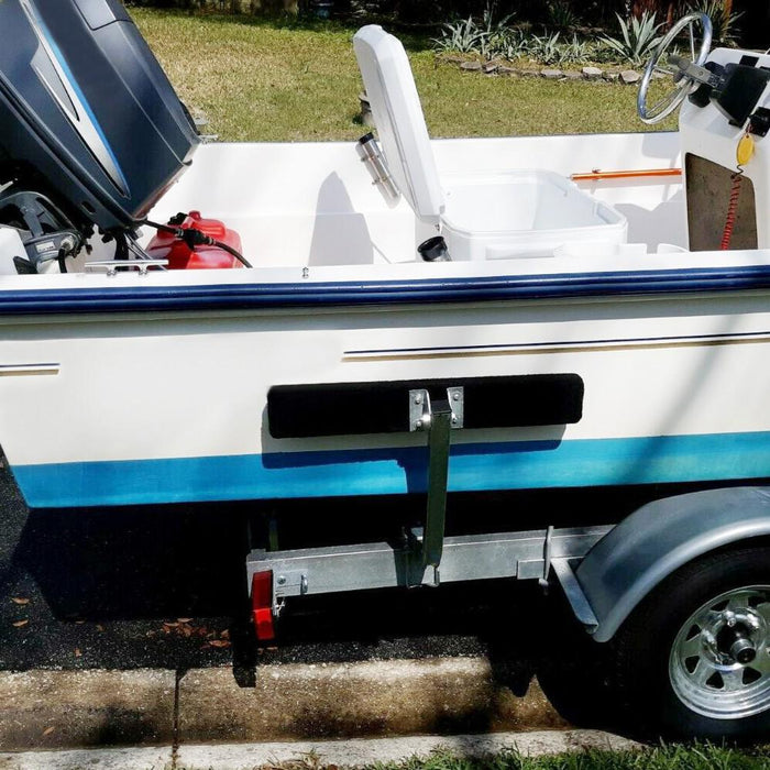 DURAFORCE 2 x Boat Trailer 2' Side Guide Bunk Board Guide-On Carpeted Kit w/ Hardware