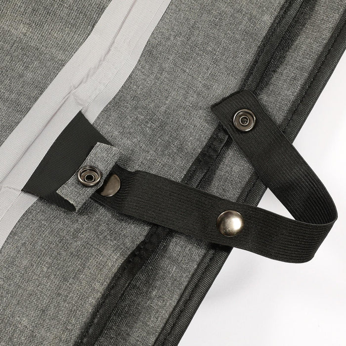 DURAFORCE For 1987-1995 1988 Jeep Wrangler YJ Soft Top Half Doors Sailcloth Black #9870215