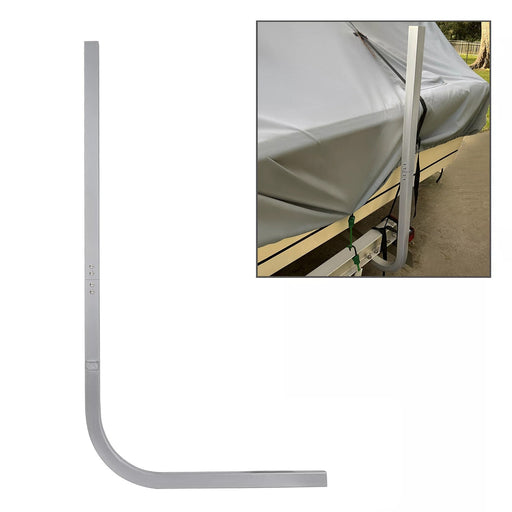 DURAFORCE (1)-1/8" Thick Aluminum 46" Boat Trailer Guide on Poles Side Parts 1 1/2" Square