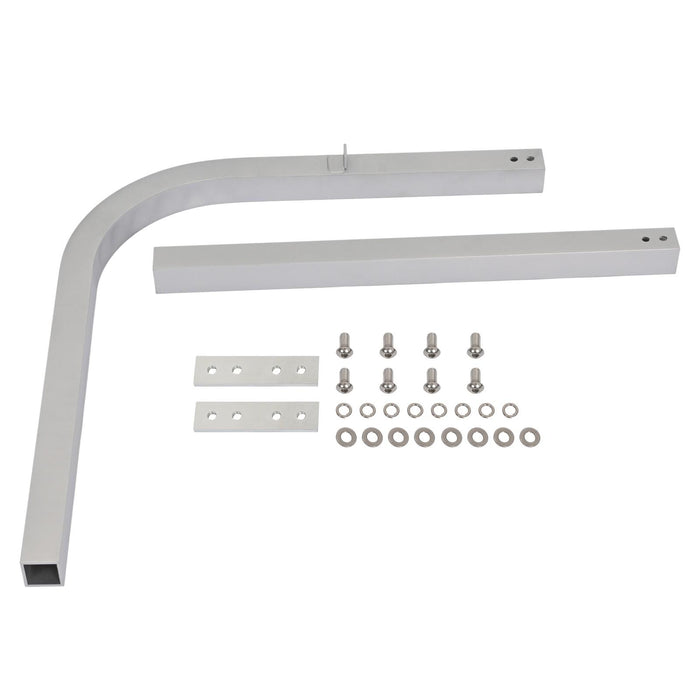 DURAFORCE (1)-1/8" Thick Aluminum 46" Boat Trailer Guide on Poles Side Parts 1 1/2" Square