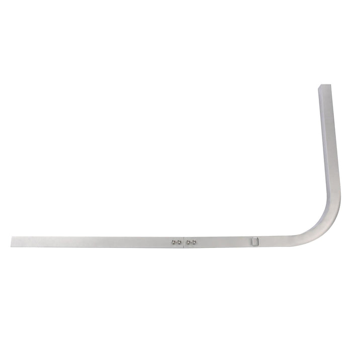 DURAFORCE (1)-1/8" Thick Aluminum 46" Boat Trailer Guide on Poles Side Parts 1 1/2" Square