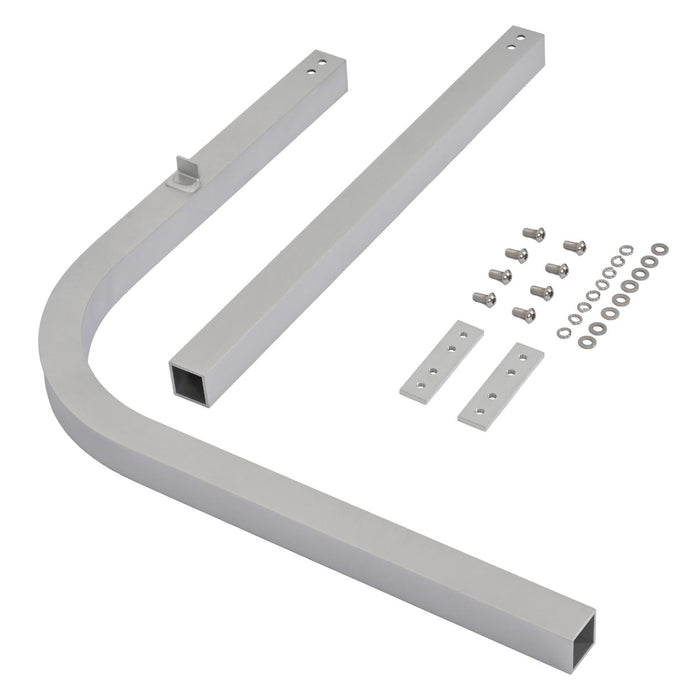 DURAFORCE (1)-1/8" Thick Aluminum 46" Boat Trailer Guide on Poles Side Parts 1 1/2" Square