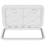 DURAFORCE 24" x 14" White Marine Boat Deck Access Hatch & Lid