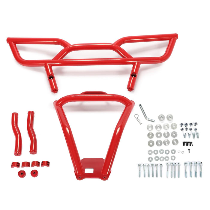 DURAFORCE Heavy Duty Rear Bumper for Polaris RZR XP 1000 (2014-2018) - Red