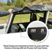 DURAFORCE For 1987-1995 Jeep Wrangler YJ 2DR Soft Top Sailcloth Black w/ Tinted Windows