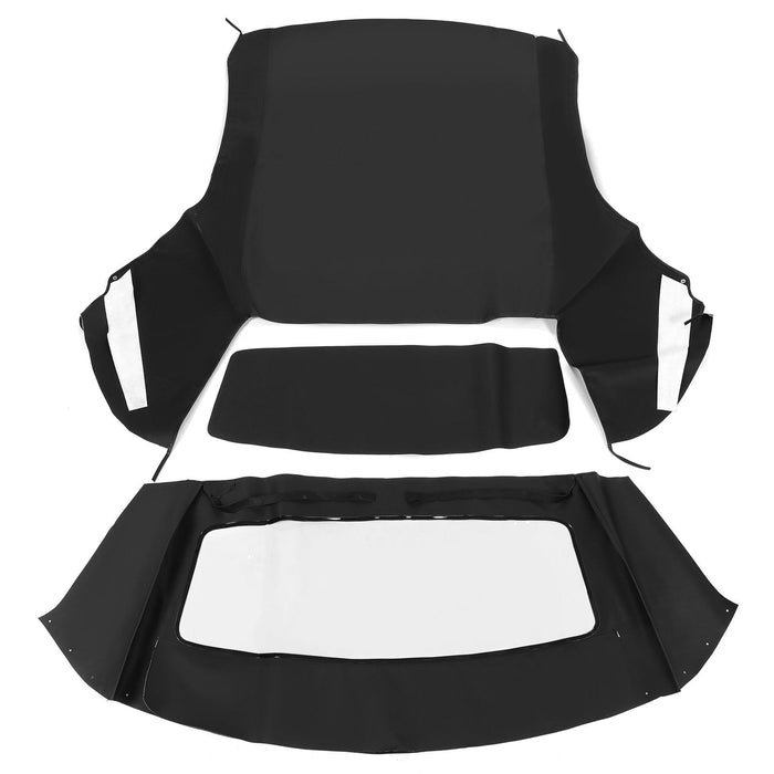 DURAFORCE For Ford mustang 1994 95-04 Soft top W/window BlK Sailcloth Plastic Convertible