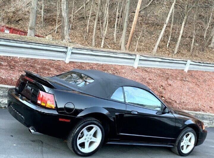 DURAFORCE For Ford mustang 1994 95-04 Soft top W/window BlK Sailcloth Plastic Convertible