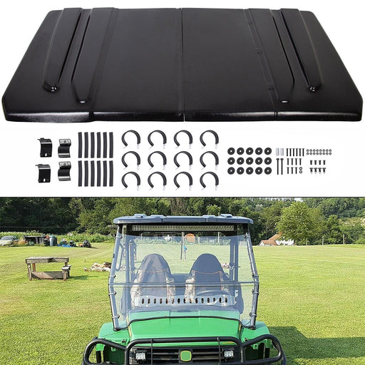 DURAFORCE New Polyethylene Hard Top Roof For Yamaha Rhino 450 660 700 UTV Black