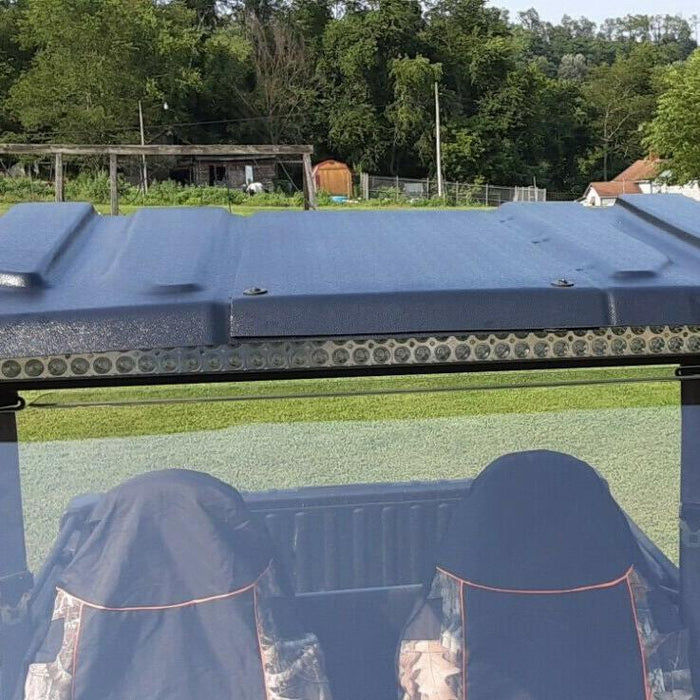 DURAFORCE New Polyethylene Hard Top Roof For Yamaha Rhino 450 660 700 UTV Black