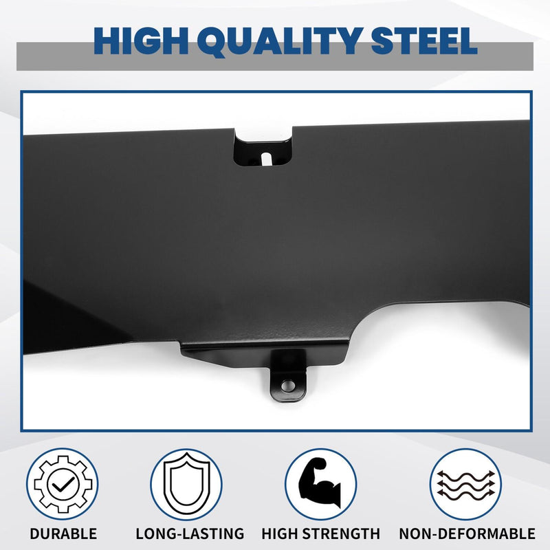 DURAFORCE Fit for 2007-2018 Jeep Wrangler JK 4WD 2-Door Steel Gas Tank Skid Plate Black