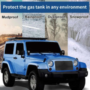 DURAFORCE Fit for 2007-2018 Jeep Wrangler JK 4WD 2-Door Steel Gas Tank Skid Plate Black
