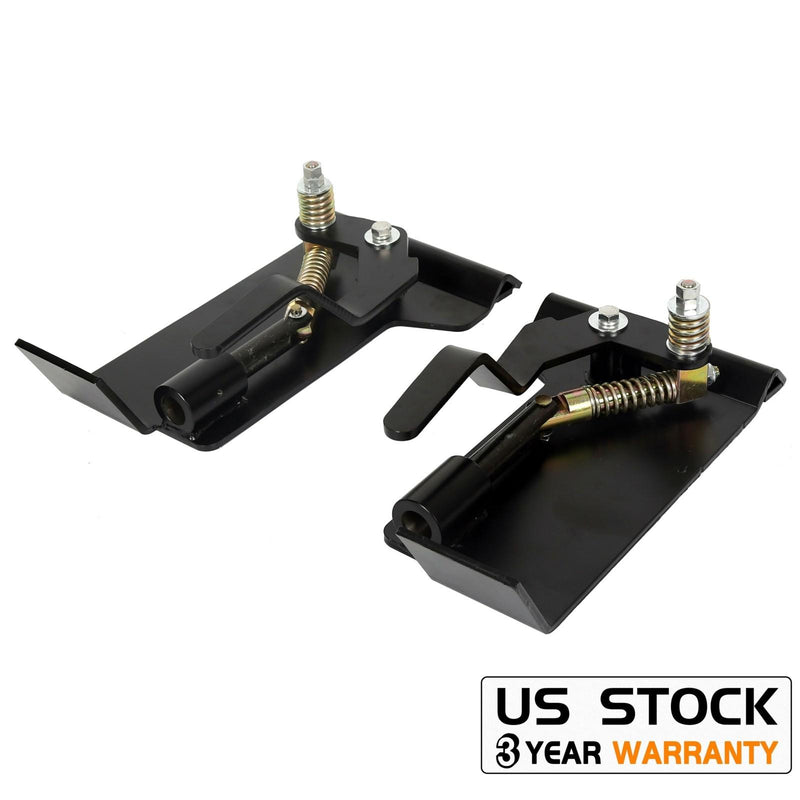 DURAFORCE 1/2" HD Skid Steer Quick Tach Attachment Mount Plate & Conversion Adapter Latch