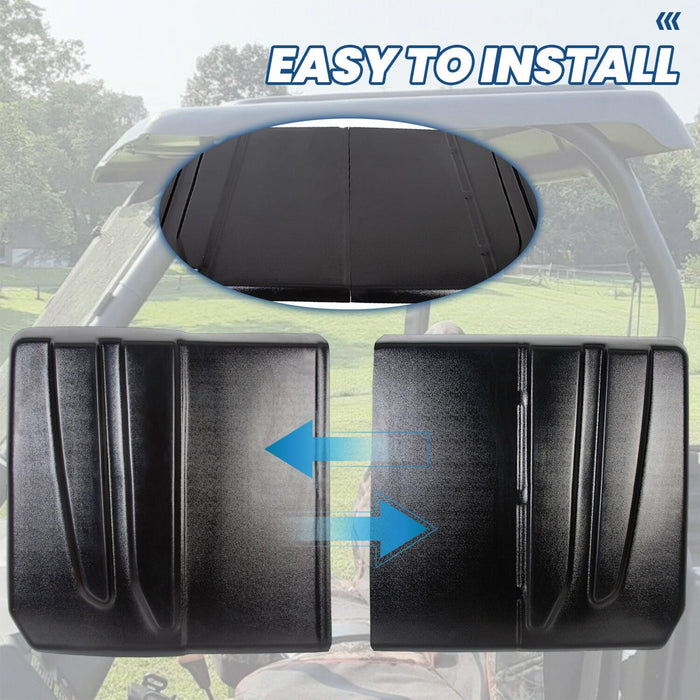 DURAFORCE Polyethylene Hard Top Roof For Polaris Ranger 500 XP700 XP800 UTV Black