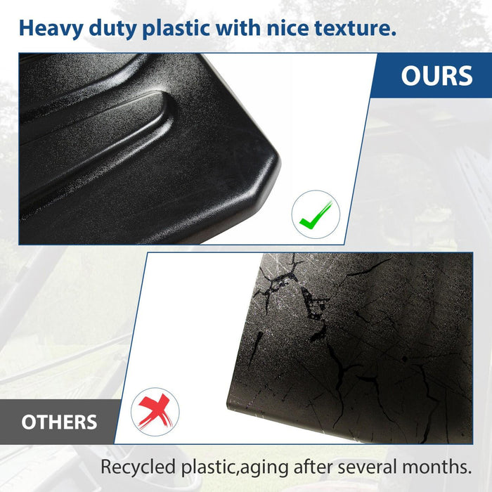 DURAFORCE Polyethylene Hard Top Roof For Polaris Ranger 500 XP700 XP800 UTV Black