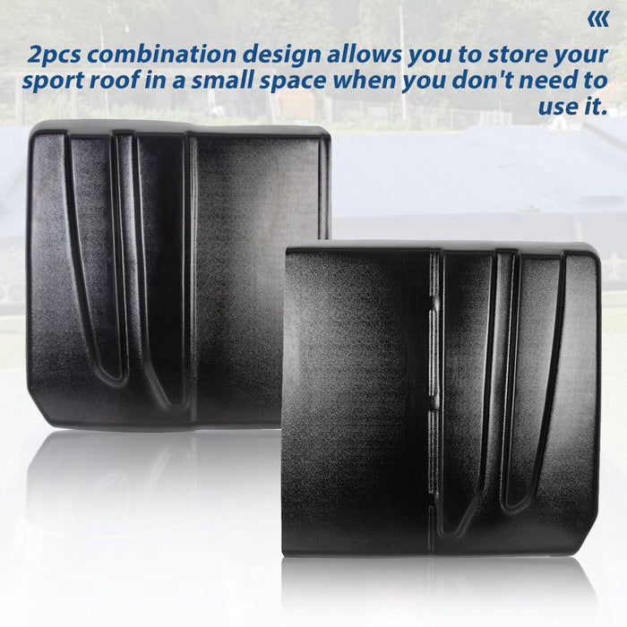 DURAFORCE Polyethylene Hard Top Roof For Polaris Ranger 500 XP700 XP800 UTV Black