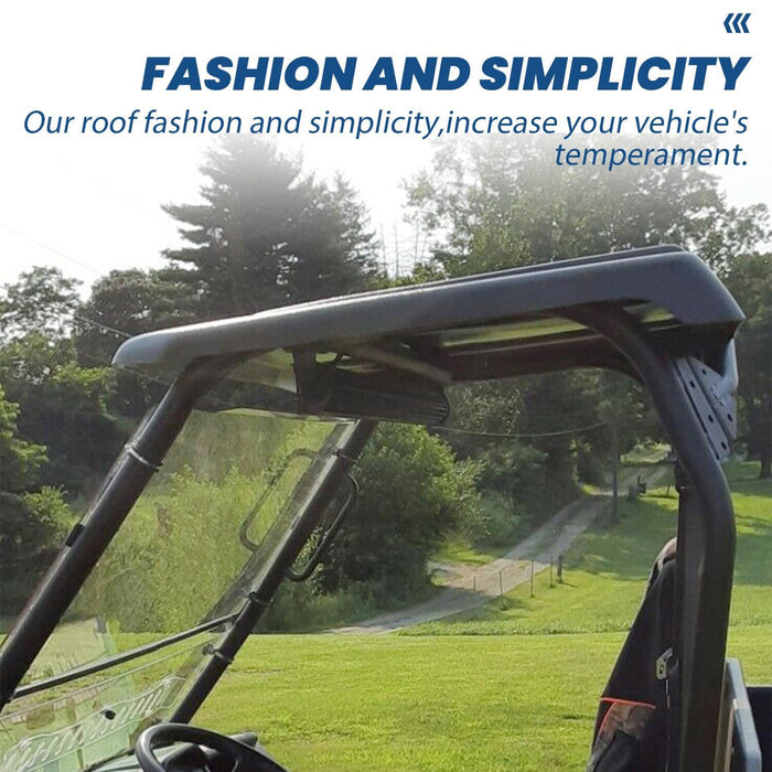 DURAFORCE Polyethylene Hard Top Roof For Polaris Ranger 500 XP700 XP800 UTV Black