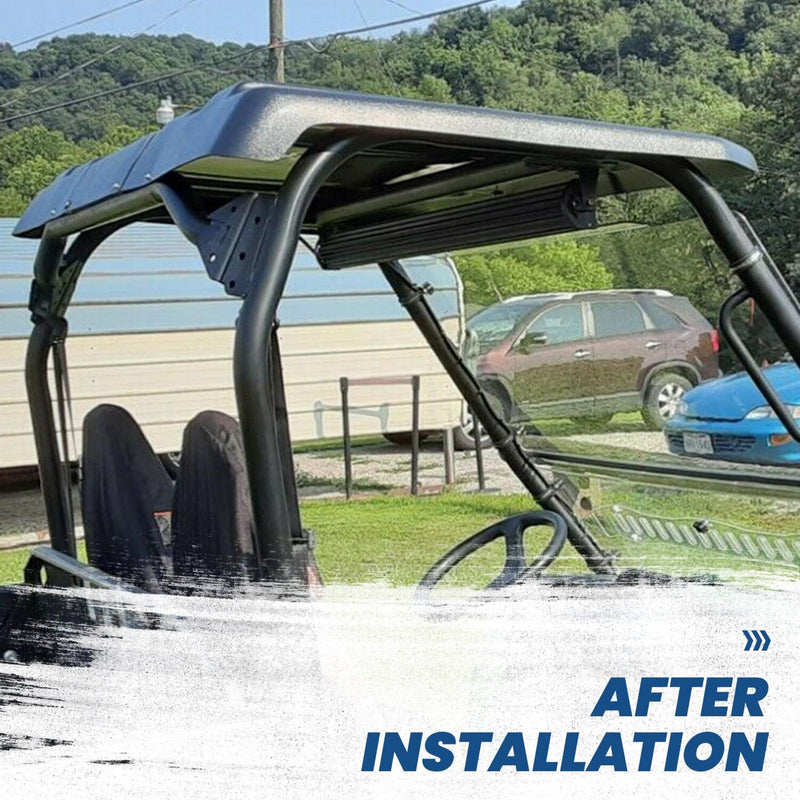 DURAFORCE Polyethylene Hard Top Roof For Polaris Ranger 500 XP700 XP800 UTV Black