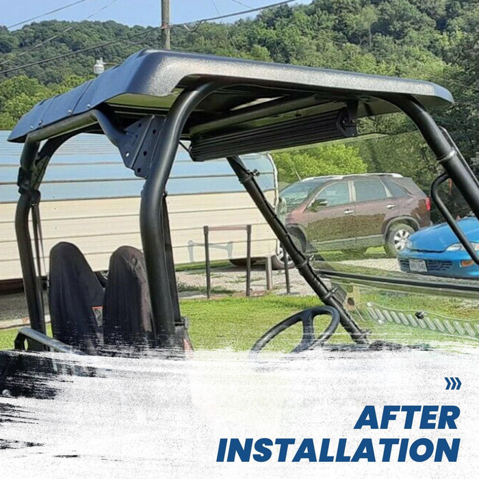 DURAFORCE Polyethylene Hard Top Roof For Polaris Ranger 500 XP700 XP800 UTV Black