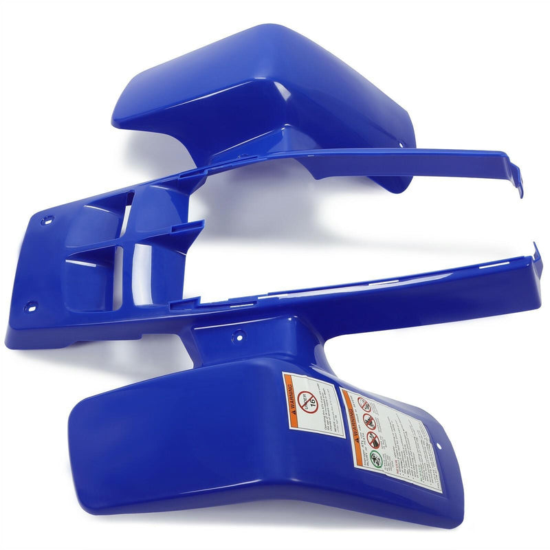 DURAFORCE NEW Blue Front Fender Plastic Body Kit For Yamaha Banshee 350 YFZ350 1987-2006