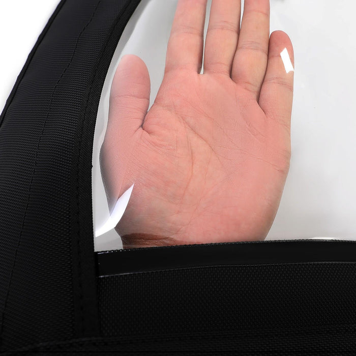 DURAFORCE Soft Top + Upper Skins Set w/ 5 Windows For 97-06 Jeep Wrangler TJ WATERPROOF