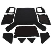 DURAFORCE Soft Top + Upper Skins Set w/ 5 Windows For 97-06 Jeep Wrangler TJ WATERPROOF