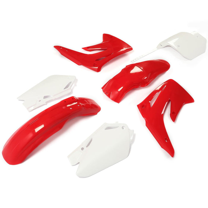 DURAFORCE For Honda CR85R CR85RB 2003-2007 Restyled Plastic Kit Shrouds Fenders Plates