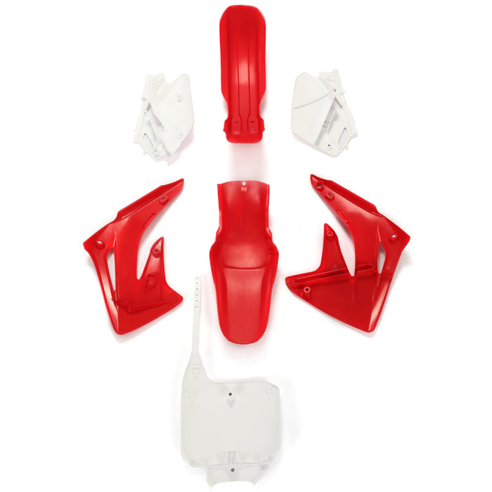 DURAFORCE For Honda CR85R CR85RB 2003-2007 Restyled Plastic Kit Shrouds Fenders Plates